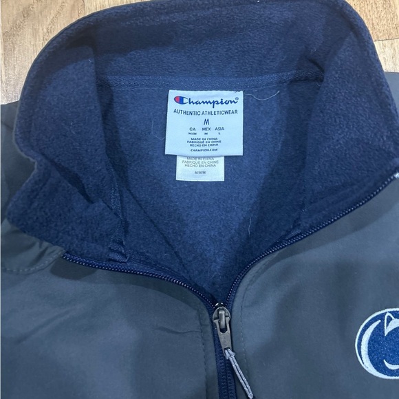 Champion Men’s Penn State PSU Football Full Zip Fleece Jacket - Picture 4 of 6